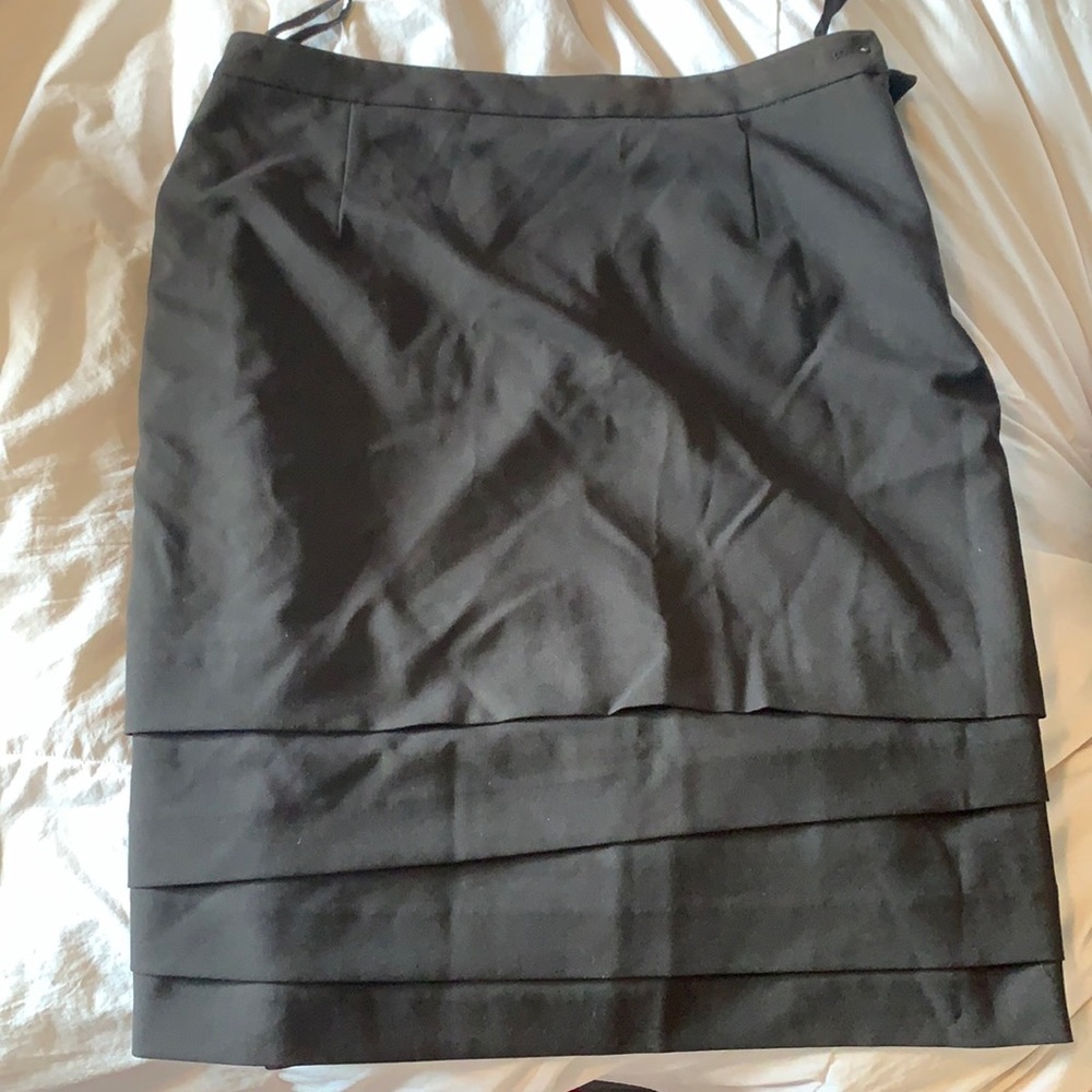 Black pencil skirt